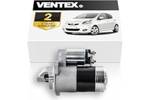 VENTEX® Starter Motor VSM8201 compatible with Toyota Aygo Citroen C1 Peugeot 107 1.0 2005-2014