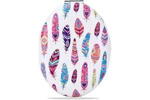 YTZJ DIRECT Nice Compact Vanity Mirror for Girls Women, Portable 1X/2X Magnifying Makeup Mirrors for Daily Work Home Office Travel, 2-Sided Oval Beauty Cosmetic Mirror Foldable for Pocket Handbag Purse