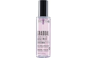 Sienna X Gradual Organic Self Tan Rose Mist Hyaluronic Acid & Niacinamide Facial Tanner