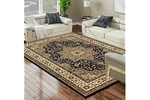 GENERIC Online Bedding store Area Rugs – New luxury Beautiful modern traditional Area Rugs - Luxury Vintage Design carpet for hallway rugs (Brown, 80 * 150cm (2 ft 6 inch x 5 ft))