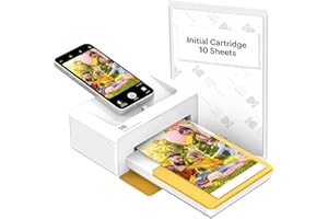 KODAK Dock Plus 4PASS przenośna drukarka fotograficzna (10 x 15 cm) + 10 arkuszy