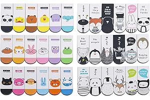 JIANGLIN 36 Stücke Magnetische Lesezeichen Seiten Markierungen, 36 Magnetische Optische Lesezeichen, Personalisierte Lesezeichen für Schüler Lehrer Schule Zuhause Büro Zubehör（2.4 x 0.8 Zoll）