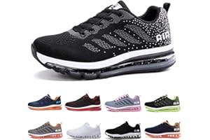 huysfika Womens Mens Trainers Gym Running Shoes Fashion Fitness Mesh Sneakers Casual Outdoor Walking Shoes, Size 3.5-10 UK
