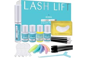 AYASAL AYSAL Wimpern Dauerwellen-Set, Lang Anhaltende Wellen, Private und Professionelle Anwendung, Wimpernlifting, Sichere Dauerwelle, Semi-permanente Wellen, Professionelle Qualität.