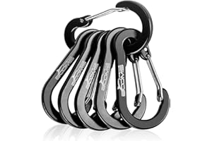 Booms Fishing CC1 Multi-Usage Clips Mousquetons pour Clé, Pêche,Sport de Plein Air,Vie Quotidienne