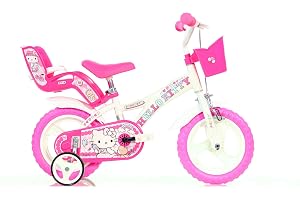 Dino Bikes för Hello Kitty flicka cykel 12 tum