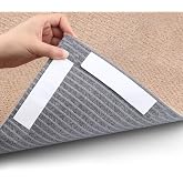 Transformacion Halı Kaydırmaz - Halı Kilim Yolluk Kayma &Ouml;nleyici Yapışkan 16 Lı Set Krem 40 X 100, 721814
