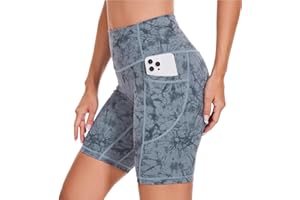 AMYTIS LINGERIE AMYTIS High Waisted Gym Leggings for Women UK,Stretch Soft Yoga Pants for Women, Tummy Control Workout Sports Exercise Running Leggings with Pockets