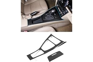 SHSBSCAR Moldura de Control Central de Auto,Accesorios de coche Moldura de Cubierta de Panel de Cambio de Marcha de Consola Central para BMW Serie 3 E90 E92 (2005-2012)