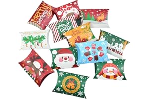 N NUEVAS IDEAS 12 PCS Cajas Regalo Navidad pequeñas - Bolsas de Navidad - Bolsas cumpleaños infantil - Bolsas regalo - Cajitas regalo