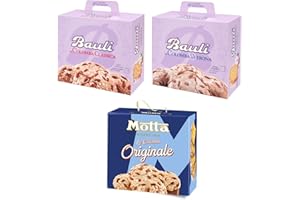 Testpaket Colomba Motta Originale - Bauli Classica - Bauli Verona Typisches Dessert der Ostertradition Osterkuchen 3 x 1Kg