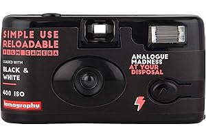 Lomography Film noir et blanc pour appareil photo rechargeable à usage simple