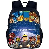 Ubephant Roblx Backpack, Kindergarten Roblx Backpack 3-5 Years, 14 Inch Cartoon Mochil for Children Primary Students Mochil C