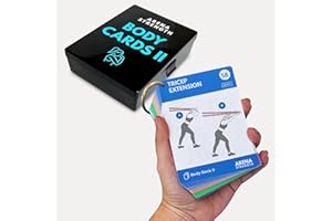 Arena Strength Workout Cards - Instructional Fitness Deck for Booty Band Workouts, Beginner Fitness Guide for Resistance Band Training Exercises at Home. Includes Workout Routines.