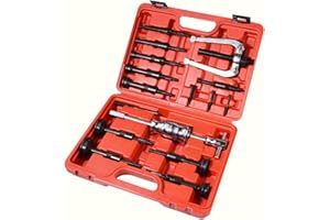 Supercrazy Alltooetools 16PCS Blind Hole Pilot Bearing Internal Extractor Puller W/Slide Hammer Removal Tool Kit