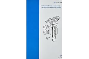 Geberit – Mécanisme d'alimentation Geberit série 380, raccord d'alimentation latéral, 3/8" (9,5 mm), raccord en laiton (281.000.00.1)