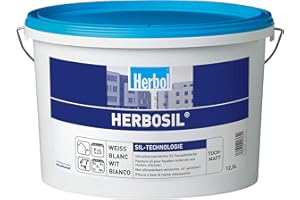 Herbol 1250 Herbosil Fassadenfarbe, weiß, 12.5 Liter
