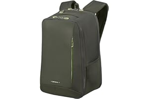 Samsonite Guardit Classy - Bagaglio a mano Ryanair 25 x 20 x 40 cm, 20L, 0,60 kg, Borsa da cabina, Zaino da aereo S - Verde (Gunmetal Green)