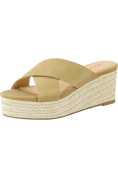 Stuart Weitzman Women's Summer Wedge Sandals, Adobe, 10.5: Amazon.co.uk:  Fashion