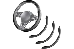 AOTOYOU Steering Wheel Cover Leather Car Steering Wheel Cover 3 Piece Steering Wheel Cover Universal Non-Slip Steering Wheel Cover Steering Wheel Protector