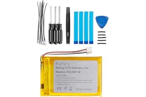 SHAWOROCE 533-000130 503450 akumulator 1200 mAh 3,7 V kompatybilny z Logitech G403 G703 G900 G903 Prodigy RGB bezprzewodowa mysz bezprzewodowa mysz wielokrotnego ładowania, baterie litowo-polimerowe z