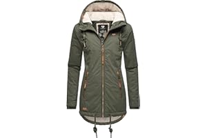 Ragwear Zuzka Veste d'hiver chaude pour femme avec capuche Taille XS à 6XL
