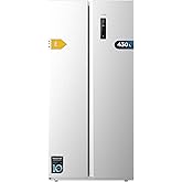 Cecotec Bolero CoolMarket SBS 430 Stainless Steel Refrigerator 2 Doors Side by Side 430 L, Height 176 cm and 84 cm Width, Mul