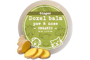 DOXEL SUPPLEMENTS DOXEL Eco Balm Jengibre - Bálsamo para Almohadillas y Trufa de Perros y Gatos | Protege, Hidrata, Nutre, Cicatriza, Repara y Calma la Irritación y el Picor | Pieles Agrietadas | 100% Natural | 45ml