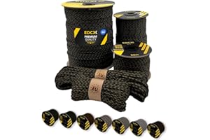 ‎EDCX EdcX Paracord 4mm, 20+ militarnych kolorów (15m, 30m, 50m, 100m, 300m) | Idealny na kemping, survival, outdoor, rękodzieło, majsterkowanie | 100% nylonowa lina 4mm | Linka Taktyczna 550 Typ III