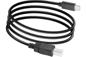 YACSEJAO 3FT USB C Printer Scanner Cable USB B to USB C MIDI Cord Compatible Yamaha Digital Piano MIDI Controller DJ Controller