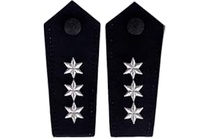 RescPol Schulterklappen 3 Sterne silber