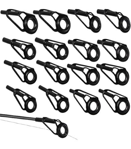 Cimino Canna Da Pesca Ricambio PATIKIL 3,0-4,0mm Canna Pesca Punta Kit Riparazione, 6pz