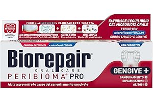 ‎BIOREPAIR Biorepair, Zahnpasta Peribiom Pro Gingive+ für eine normale Mundmikrobiota beugt Zahnfleischbluten vor und schützt vor Zahnfleischbelag 75 ml