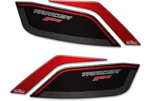 Resin Bike Adhesivos de Moto Compatibles con Yamaha Tracer 900 y 900 GT 2018-2020 Nimbus Gris. Protecciones Paramanos de Choques y Arañazos de Moto. Adhesivo 3D Resinado - Made in Italy