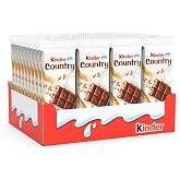 Kinder Country Tahıllı ve S&uuml;tl&uuml; Dolgulu S&uuml;tl&uuml; &Ccedil;ikolata 23.5 Gram x 40 Adet