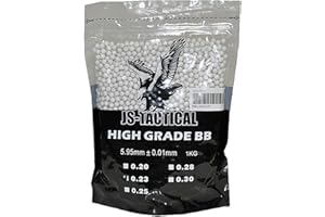 AREA BUSTA 5000 PALLINI SOFTAIR SOFT AIR 0.20 GR GRAMMI JS-TACTICAL 6MM BIANCHI 1 KG