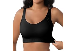 Plus Size BH utan Syner, Osynlig Design, Fullt Täckande & Push-up, med Justerbara Remmar, Andningsaktivt & Bekväm