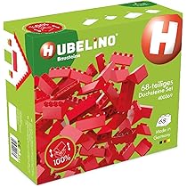 Hubelino 400369 - Set Di 68 Mattoni Per Tetti Rossi, Compatibili Con Grandi Mattoncini, Made In Germany - 3
