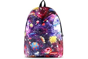 FANDARE Sac À Dos Sacs Galaxy Scolaires Cartables Adolescent Sacs D'école Loisir Garçons Filles Sacs de Voyage Cartables Femmes Multicolore Daypack Enfant Imperméable Polyester Bonbons