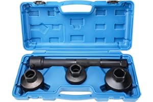 BOOMSTART 4 Piezas Extractor de Rótula de Dirección, 30-45mm Herramienta Rotula Axial, Universal Extractor Barra Axial Rótula Interior Barra de Dirección para Coche Vehículos