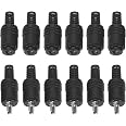 2 Bornes à Anneau En Laiton Nickelé Pour Câble 0-2 AWG - Vis De Serrage, Pour Batterie Auto