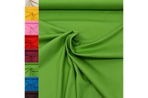 ‎MAGAM-STOFFE MAGAM-Stoffe Sophie Baumwollstoff Uni 100% Baumwolle Oeko-Tex Meterware 50cm (22. Grün)