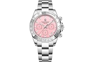 PAGRNE DESIGN Pagani Design Orologio da uomo in vetro zaffiro, cronografo in acciaio inox, impermeabile, luminoso, movimento giapponese, orologio al quarzo da uomo…