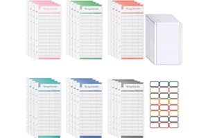 RUMITPAN Budget Planner Zubehör für Budgetordner A6 Budget Planner Deutsch, 36 Budgetplaner Blätter & 12 Klarsichthüllen A6 & Aufkleber-Set Geld Aufbewahrung Budget Binder Nachfüllpapier Geld Organizer