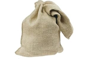 SOLADIRECT Pack of 1 x Natural Hessian Large Jute Sacks (30 x 45 cm / 15 Kg) Hessian Bags Made of Tearproof Jute Fabric for Potatoes, Vegetables, Coffee Beans, Burlap Sack