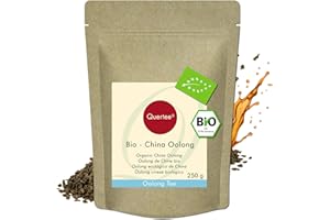‎QUERTEE Bio Oolong Tee - China Oolong Tee Bio - 250 g loser Tee ohne Zusätze & ohne Aromastoffe für über 100 Tassen Tee von Quertee