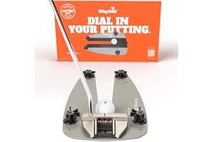 WHYGOLF WHYGOLF Putting Thing | Golf Accessory Trainer for Improved Putt Accuracy | Putting Green Practice | Golf Putter Teaching & Training Aid for Club Practice Equipment