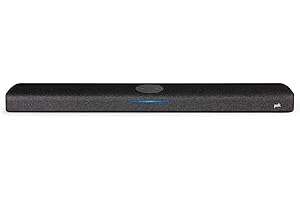 Polk Audio React Soundbar for Surround Sound, TV Sound Bar for Home Cinema Sound System, Alexa Built-In, Night/Movie/Music-Mode, Wall Mountable, Universal Compatibility