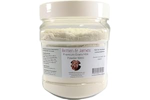 100% Natural Whole Goats Milk Powder for Dogs by Britten and James. Nutrient-Rich Boost, Improves Dogs' Hydration, Appetite, Gut Health and Immunity. High Calcium and Vitamins. For All Ages (500g)