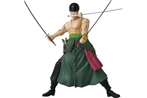 Bandai - Anime Heroes - Actionfigur One Piece - Roronoa Zoro 17 cm tre svärdstil - officiellt licensierad endelad actionfigur